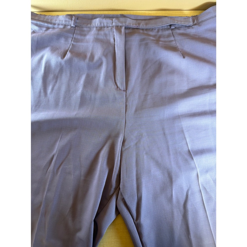 Giorgio Fiorlini Plus‎ Collection Purple Pant Suit Set Blazer Trousers Size 24